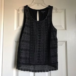 💛AE Black Lace Tank